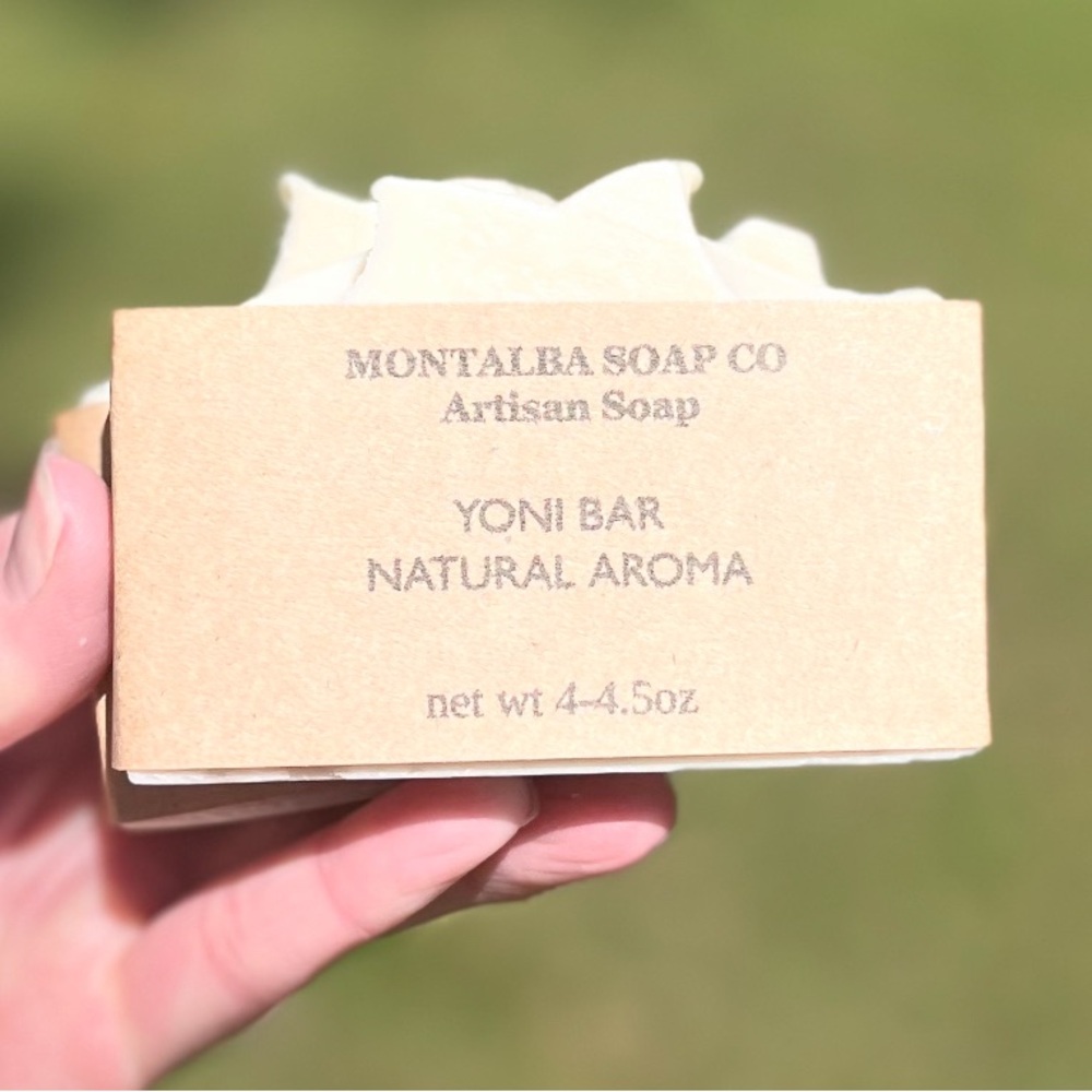 Handcrafted - Yoni Feminine Soap-Wash UNSCENTED ~ Natural Aroma -Artisan Soap